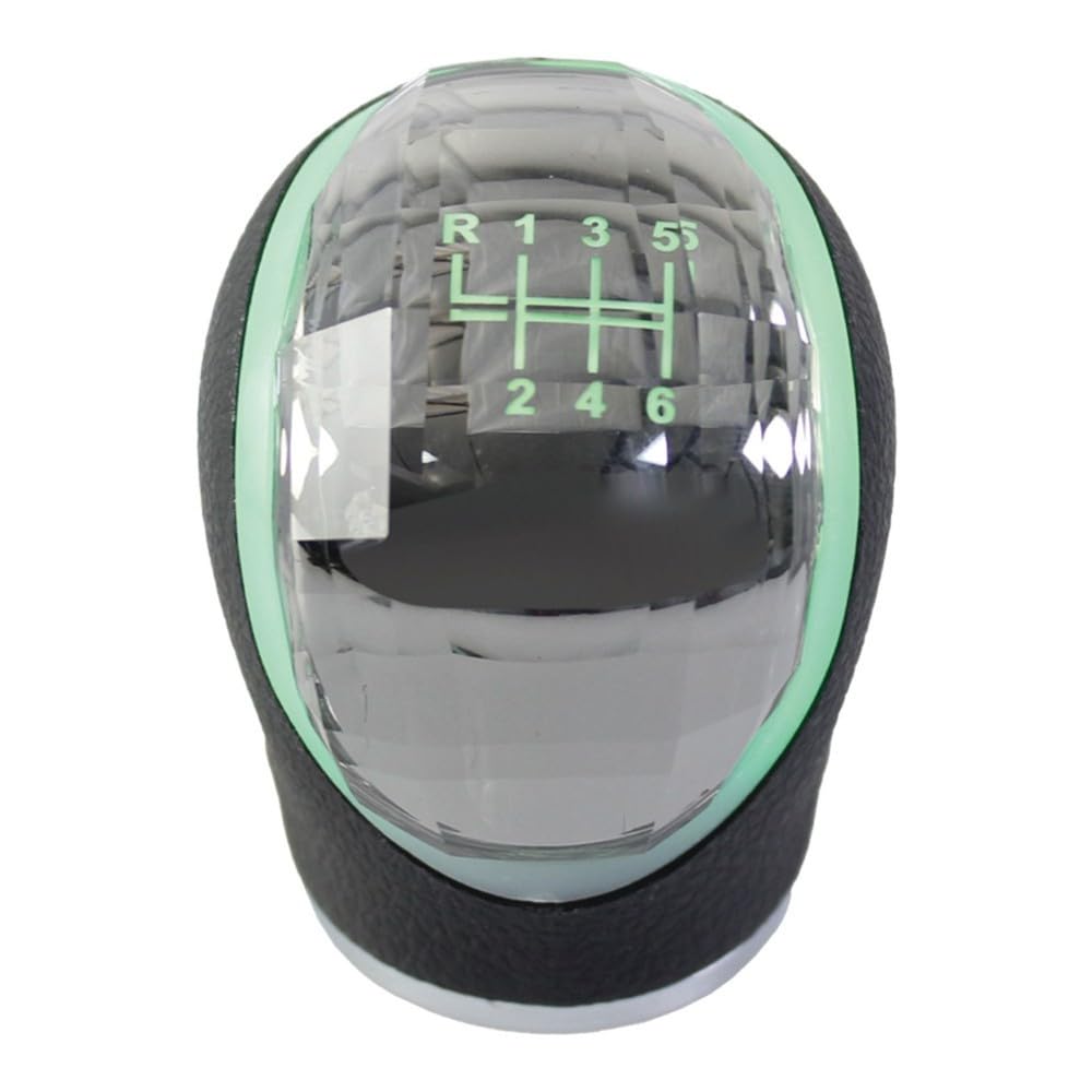 Jnchdghwa As Shown Gear Shift Lever 6 Speed For Manual Gear Shift Knob Universal 12Mm Crystal Gear Shift Head For Manual Car