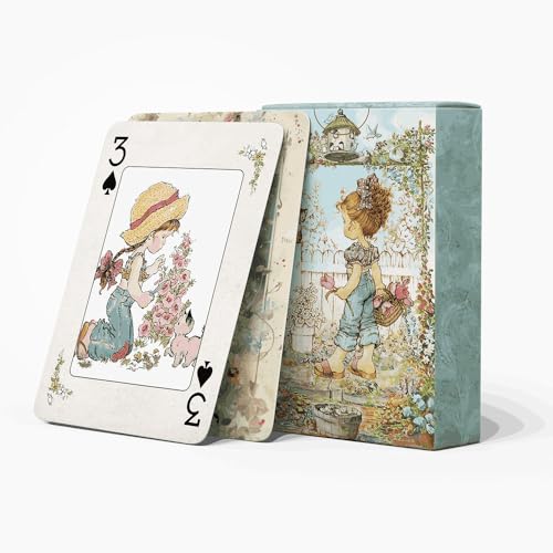 strublfe Playing Cards, Country Illustration Vintage Style Poker Cards, Beautiful