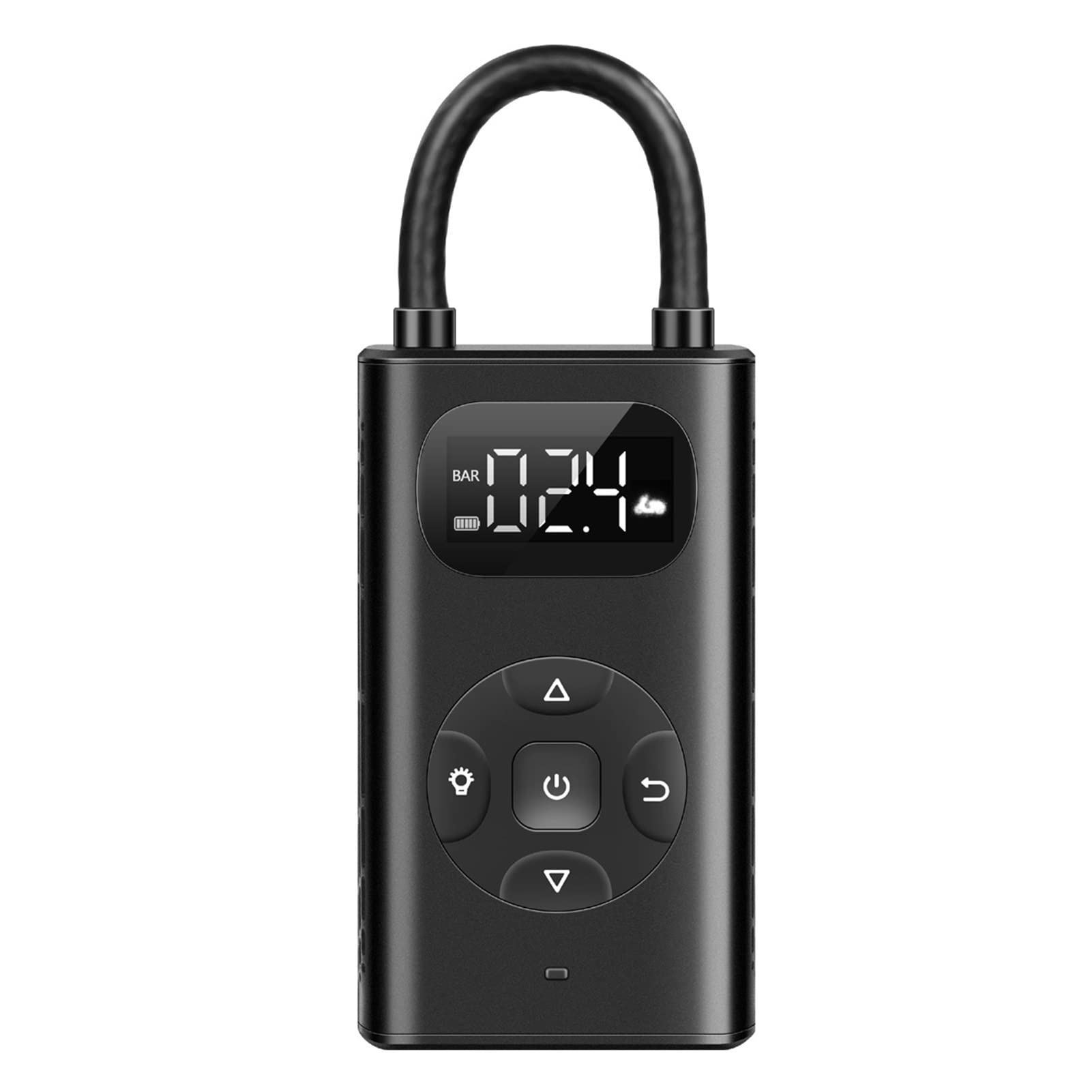 Mini compresseur d'air portatif sans Fil de gonfleur de Pneu, Affichage numérique, Rechargeable par USB, Pompe à air électrique pour pneus de Voiture, balles
