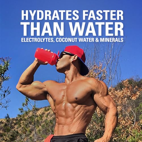 Image of EHP Labs Hydreau Electrolytes Powder No Sugar - Hydration Powder for Endurance & Energy - Electrolyte Powder for Men & Women - Sugar Free Electrolytes - Kiwi Strawberry (40 Serves)