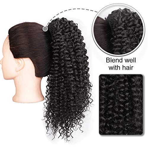 Vigorous PT105-1# Drawstring Curly Ponytail Extension thumb #5
