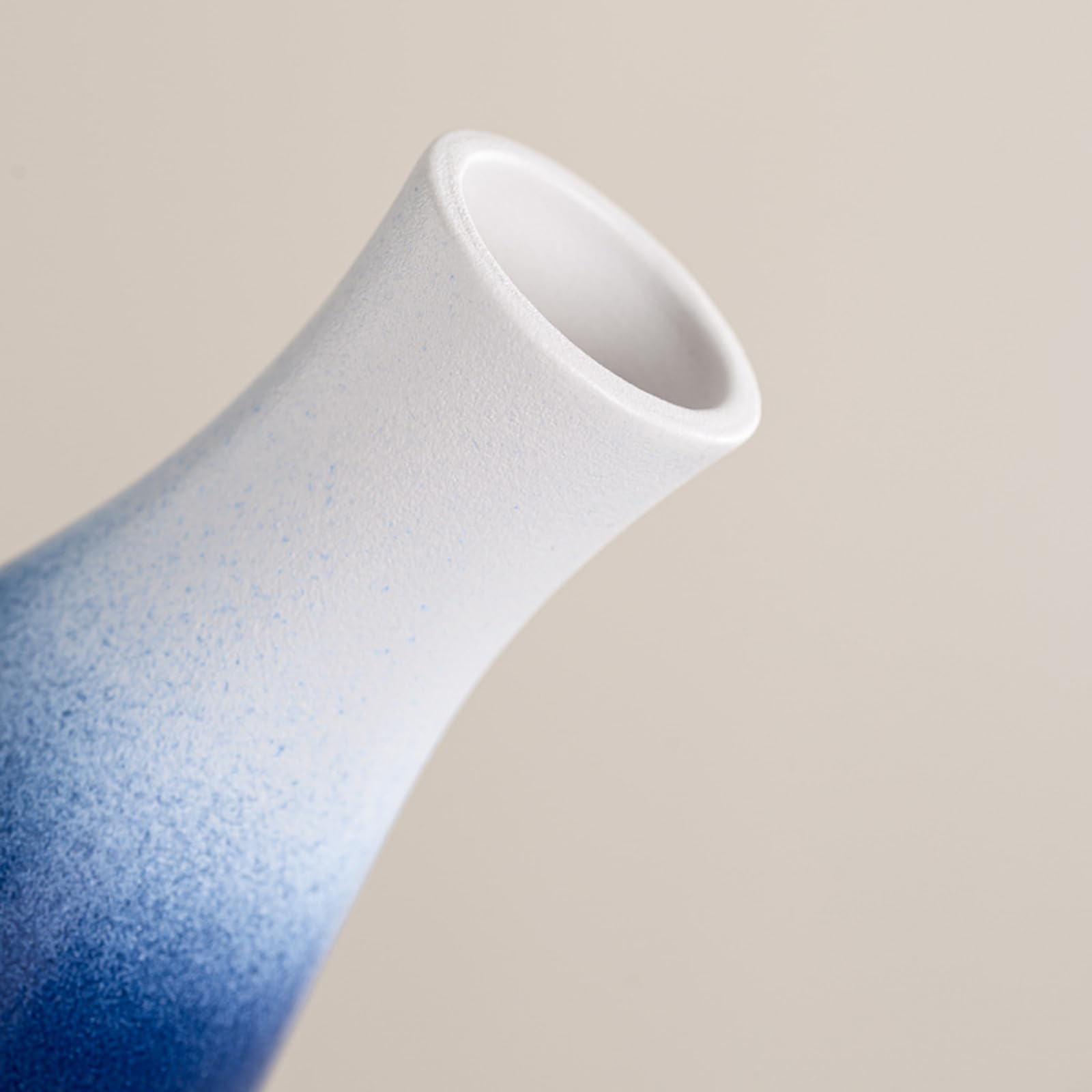 Ceramiczny wazon gradientowy wazon trawa pampasowa dekoracyjny wazon nowoczesny dom mały wazon salon stół jadalny dekoracja biura farmy,Blue c