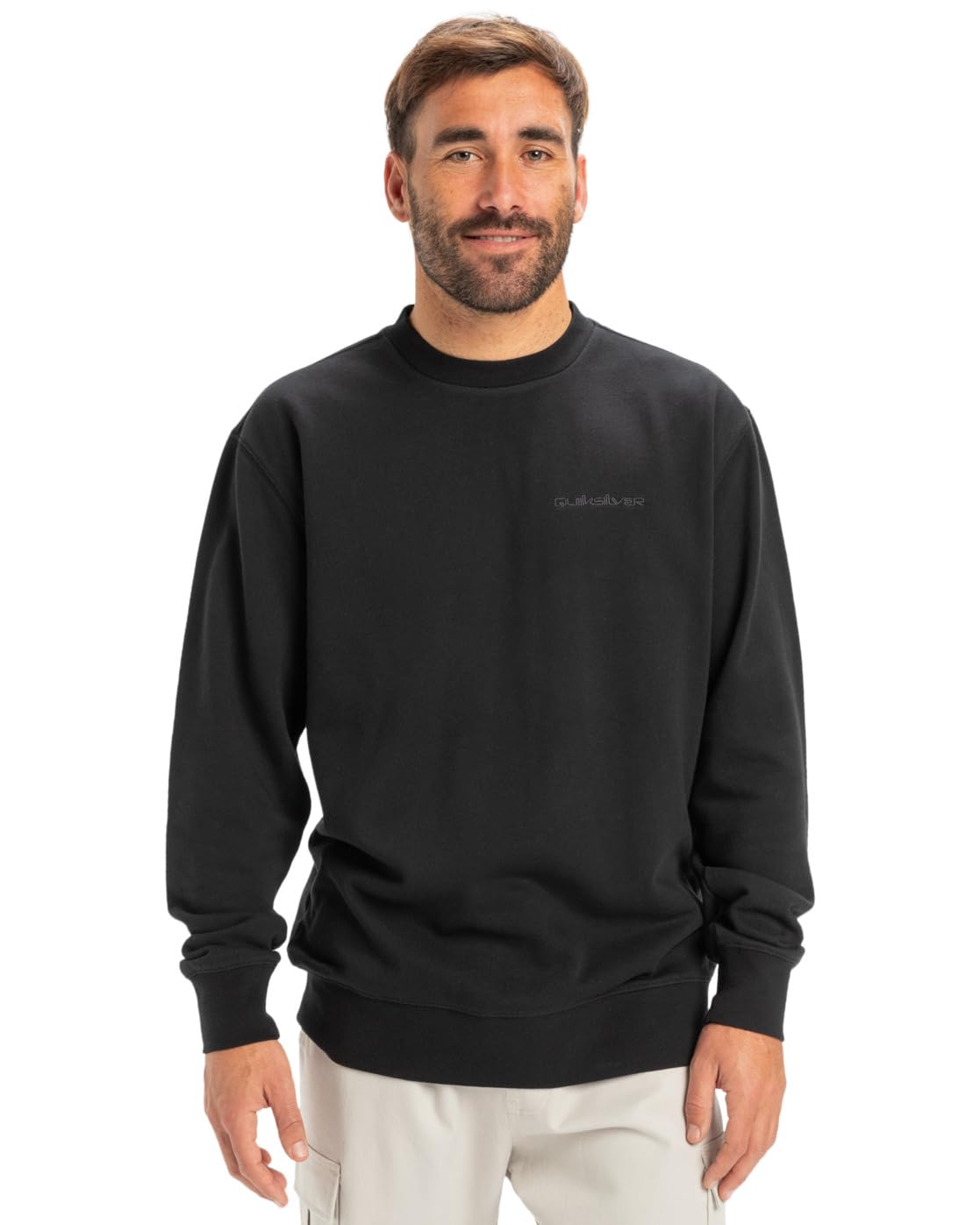 Quiksilver Fleece top SALT WATER CREW Men Black XS
