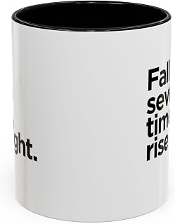 Inspirational Fall Coffee Mug – “Fall Seven Times, Rise Eight” – Gift for Resilience, Positivity & Comebacks