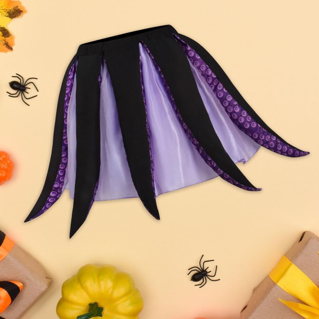 2x Costume Da Polpo per Halloween, Gonna, Abito per Spettacoli Teatrali, Abbigliamento in Morbido Poliestere per Feste, Vestito Elegante per Donne,