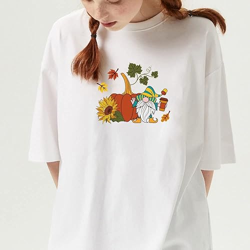 Miniatura 2 de Calcomanías de otoño para planchar para Acción de Gracias, parches para planchar, 3 hojas de vinilo de transferencia de otoño, diseño de calabaza,