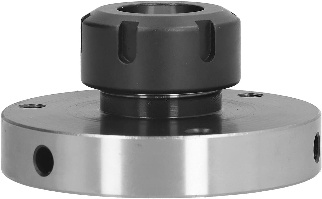 Fydun Collet Chuck Clamping, Straight Hole Compact CNC Milling Lathe Collets Table Machine Tool 32mm DiameterER32 125 Diameter with High GTH (ER32-100(72))