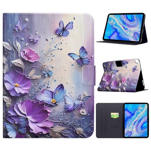 Protection iPad 10.2 motif papillon idéal pour lire et travailler en terrasse