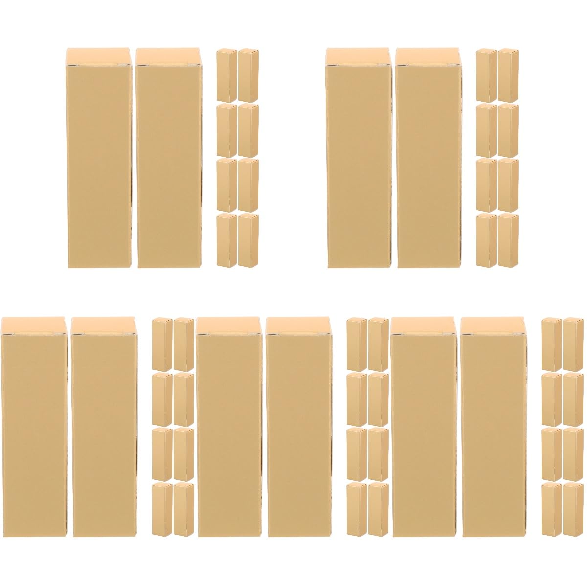 VALICLUD 5 Sätze Papier Lippenstift Boxen Leichte Lippenstift Verpackung Geschenkboxen Für Lippenpflege Aufbewahrung Für Lippenstifte Und Reisebehälter 50 Stück * 5