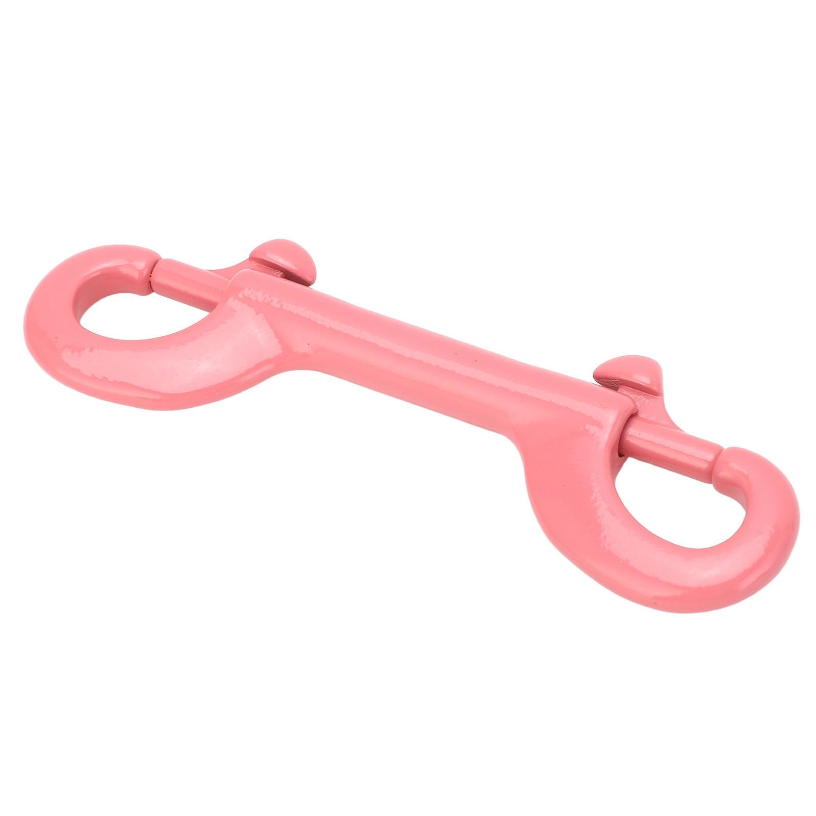 RiToEasysports Diving Hook, 100mm 316 Stainless Steel Double Ended Bolt Snap Diving Chain Clips for Underwater Diving (Dusty Roseate)