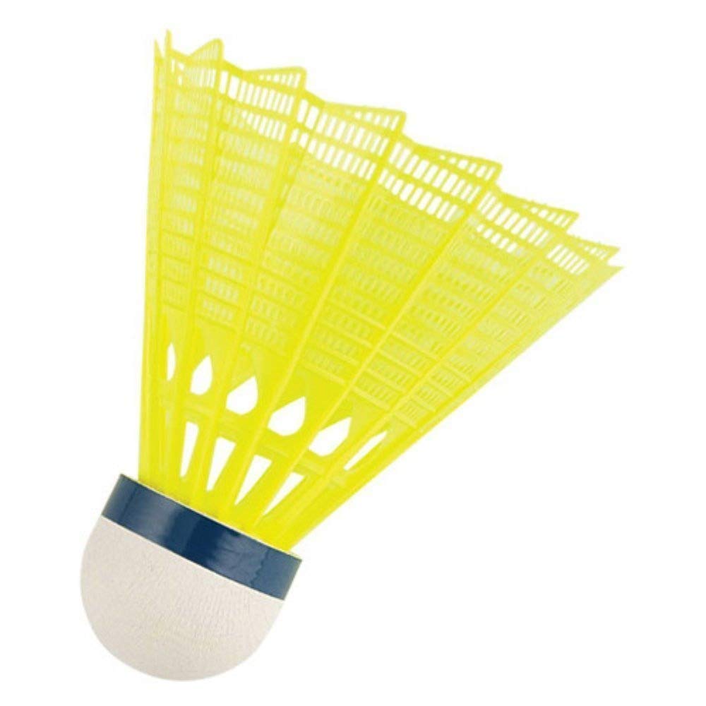 Neo (6 in 1) Nylon Badminton Shuttlecocks (Yellow)-image-46