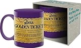 Aquarius Willy Wonka Golden Ticket 11 oz Boxed Ceramic Mug