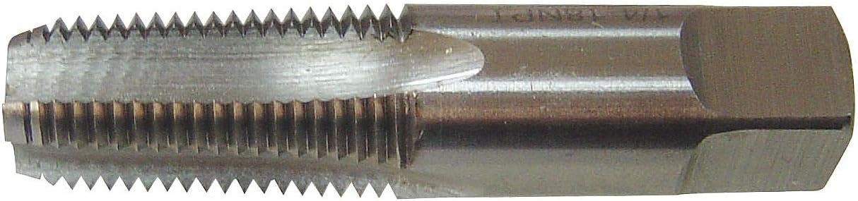 Tap, Right Hand, Pipe, 1/4", 18 Pitch, High Speed Steel, Uncoated Finish - 5TWT8 ( Pack of 2 )