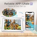 Uhale Digital Picture Frame WiFi 10.1inch 1280×800 IPS HD Color Touch Screen Digital Photo Frame Built-in 16GB Storage Free Share Photos and Videos Through Uhale app Anytime Anywhere-Best Gift - Image 2