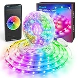 Govee Smart LED Strip Lights, 100ft WiFi RGB LED Lights, App Control, Works with Alexa and Google...