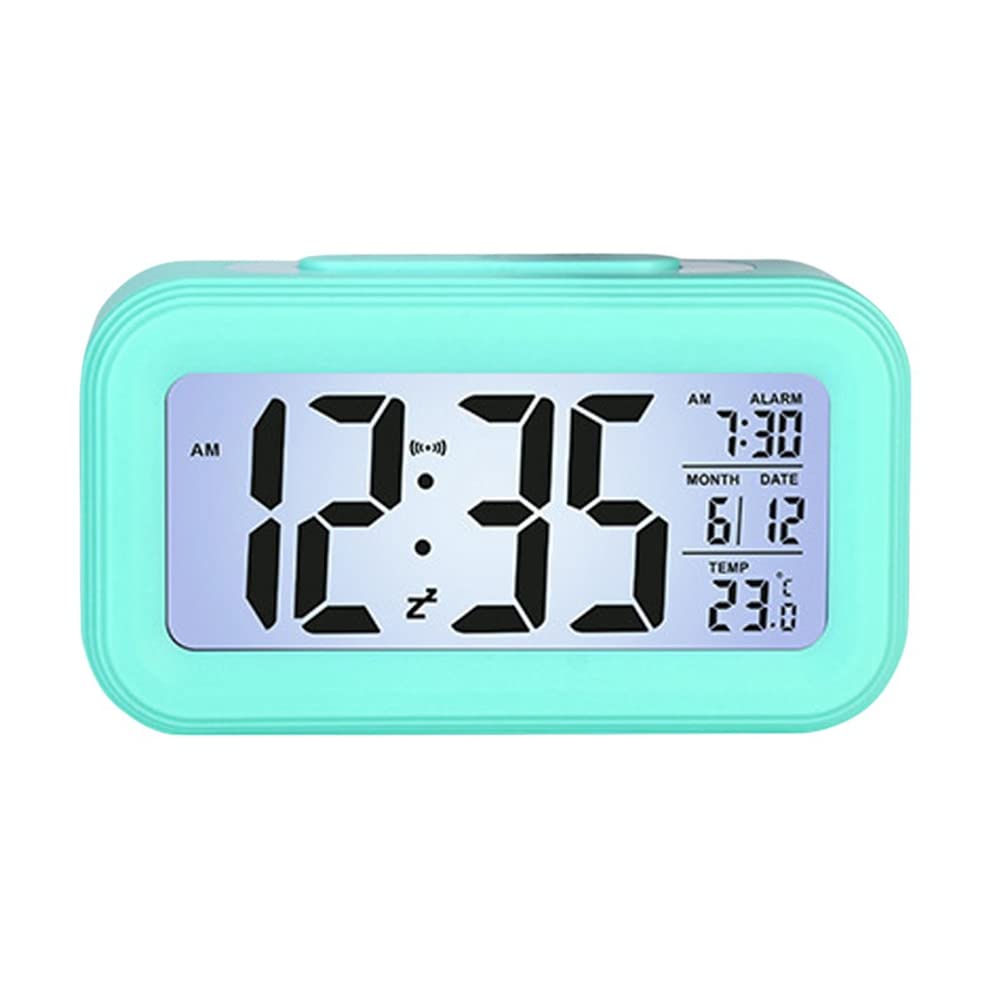 Raguso Sveglia Digitale LED Con Termometro E Calendario – Retroilluminazione Automatica – Per Camera Da Letto, Scrivania, Auto - 2