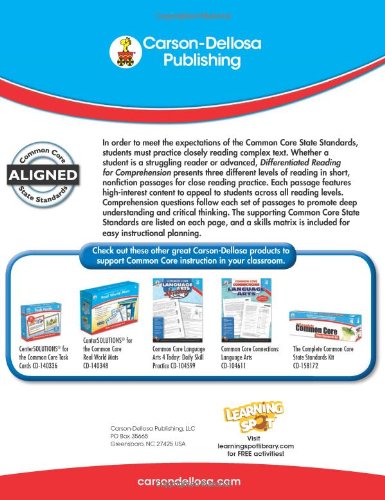 Differentiated Reading for Comprehension, Grade 4 - Image 2