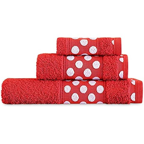 Juego de Toallas de Baño 3 Piezas Lisas Cover