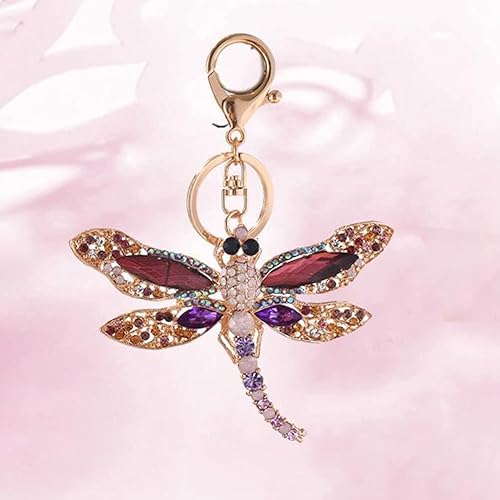 Miniatura 3 de Llavero de libélula con dije, llavero de automóvil, bolsa de automóvil, anillos, organizador de llaves de automóvil, accesorios para llavero
