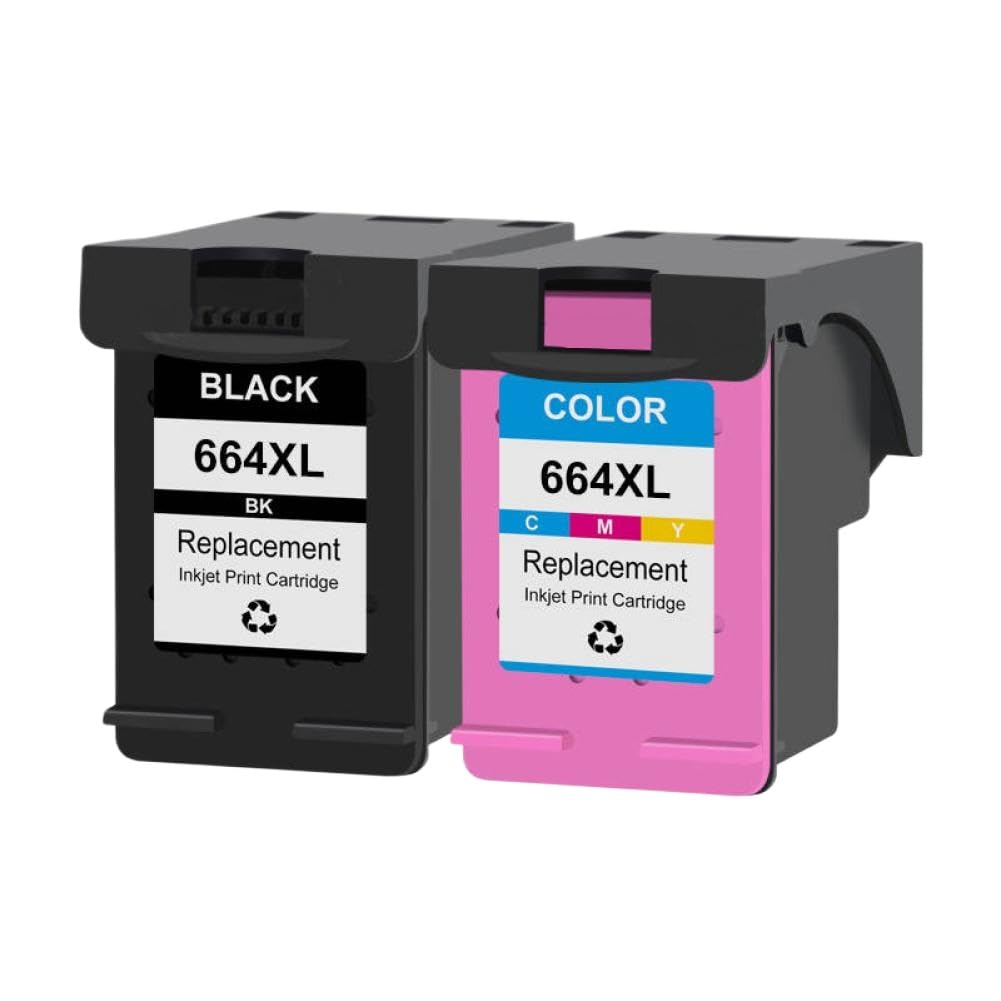 Cartuccia d'inchiostro KMCYinks compatibile con Deskjet 1115 2135 3635 2138 3636 3638 4535 4536 4538 4675 4676 4678(1BK1C)