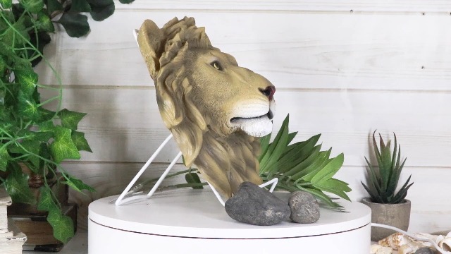 Amazon.com: Ebros Simba Safari 叢林之王獅子頭牆壁裝飾牌匾9.25 英吋