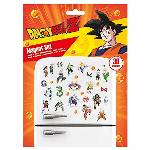 Dragonball Z Fridge Magnets, Set of 30 - Official Merchandise