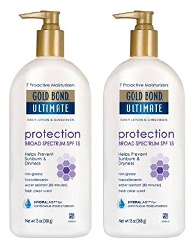 Gold Bond Ultimate Protection Skin Therapy Lotion SPF 15, 13 Ounce (Pack 2)