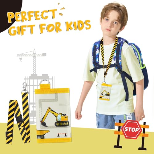 Image of WAWSAM Truck Kids Wallet for Boys, Trifold Boys Wallet for Kids Ages 4-18