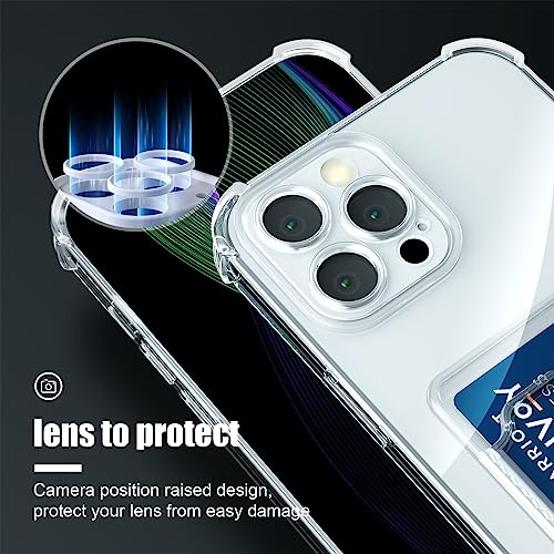 Image of AKABEILA Case for iPhone 15 Clear Cute Phone Case Soft TPU Wallet Case Slim Bag Cover Shockproof with Card Slot Holder