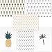 Best Paper Greetings 48-Pack All Occasion Tropical Hawaiian Blank Note Cards Bulk Box Set - 6 Pineapple and Palm Tree Designs with Envelopes, 4 x 6 Inches