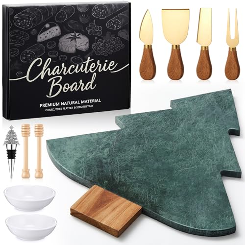 10 Pcs Christmas Tree Charcuterie Board Gift Set...