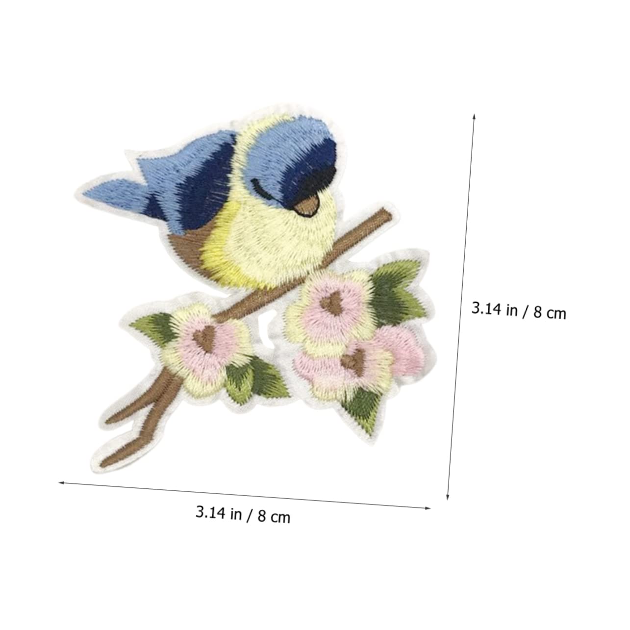 GALPADA 60stücke Teiliges Vogel-patches Zum Aufnähen Dekorative Applikationen Für Kleidung Bastelbedarf Für Jacken Und Schuhe Leicht Anzubringen Für Kreative Projekte