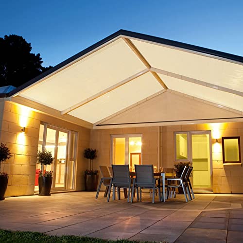 Voile d'ombrage rectangulaire 2x6m anti-UV et imperméable pour protéger votre balcon - 3