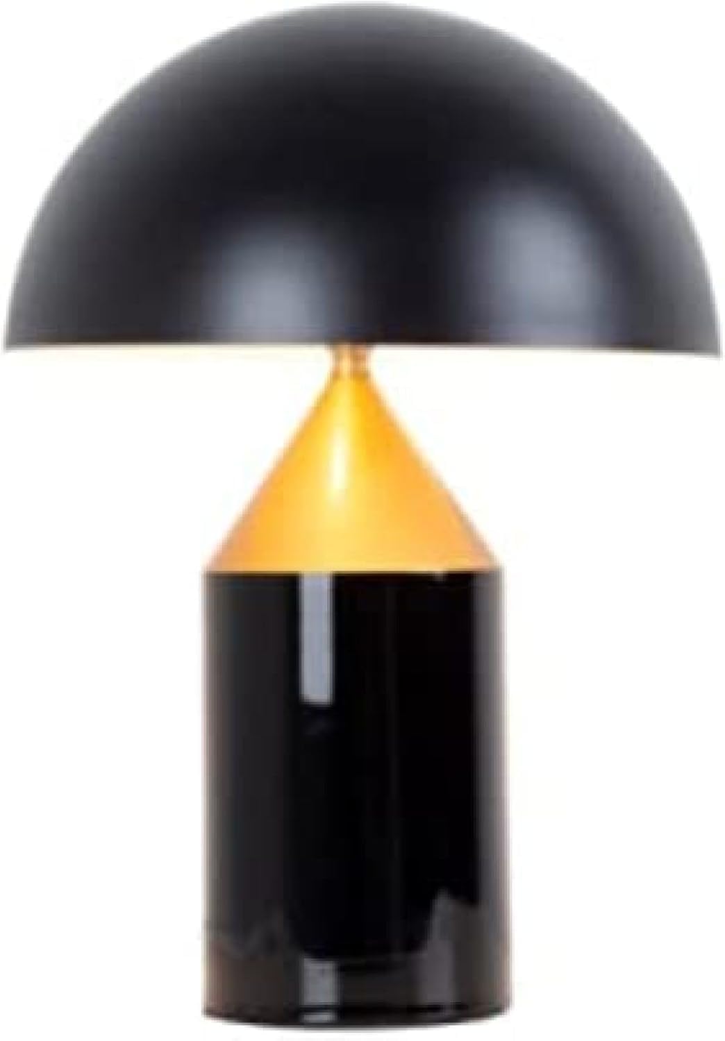 Lampada da tavolo touch, moderna forma a fungo, paralume in metallo di lusso per camera da letto e soggiorno, design creativo, ideale per studio e decorazione della casa