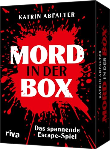 Mord in der Box: Das spannende Escape-Room-Spiel | Tolles Geschenk für Fans von Escape Room, Detektivspiel, Puzzlebuch, Rätsel, Krimi, True Crime. Handliches Kartenformat, Poster. Ab 12