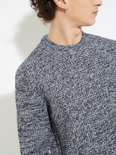 Image of Max Men Acrylic Round Neck URB N Heavy Knit Sweater