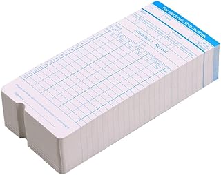Yaoliucp 95 Count Monthly Time Clock Cards Timecard for Empl