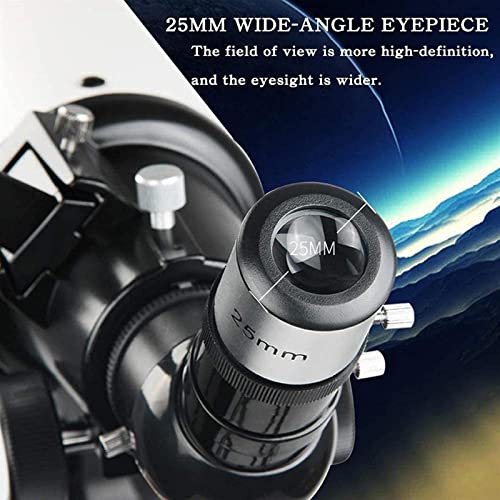 Telescopio astronómico refractor 80 mm con trípode ajustable miniatura 4