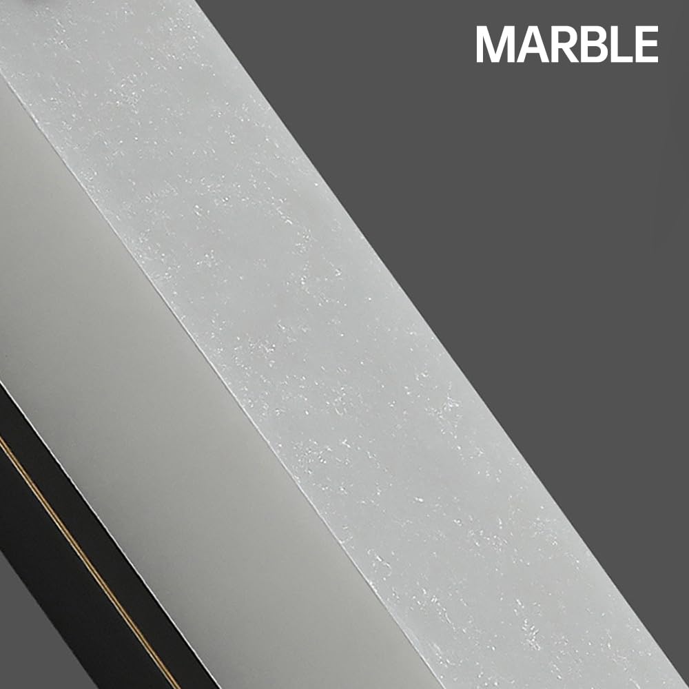 Applique Murale Moderne en marbre et albâtre, éclairage LED Chaud pour Salle de Bain, Salon, Chambre, Cuisine ou Restaurant.