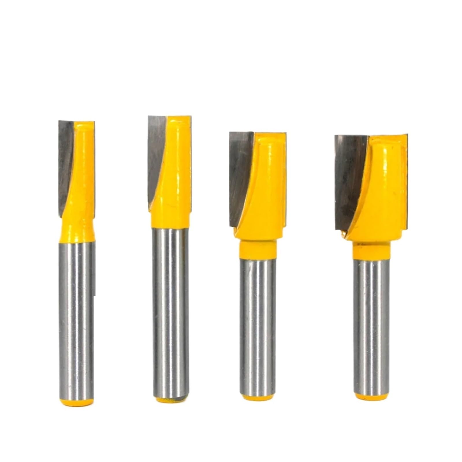 Juego De 4 Uds. Brocas Limpieza Madera Con Vástago 8mm, Enrutador Recto, Fresa Limpia, for Carpintería, Máquina Eléctrica
