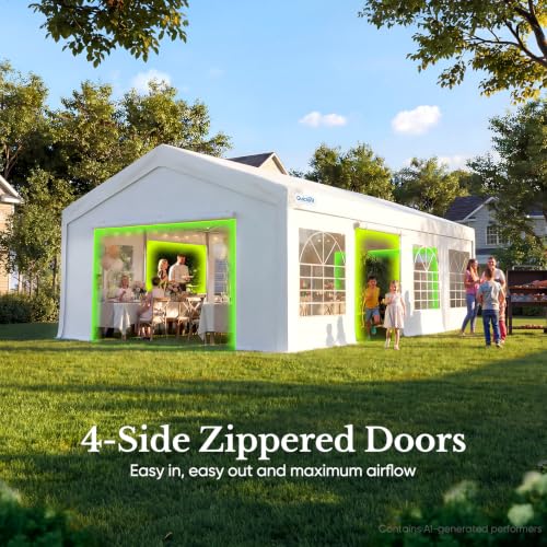 Image of Quictent Premium 10x30 Heavy Duty Party Tent with Storage Bags