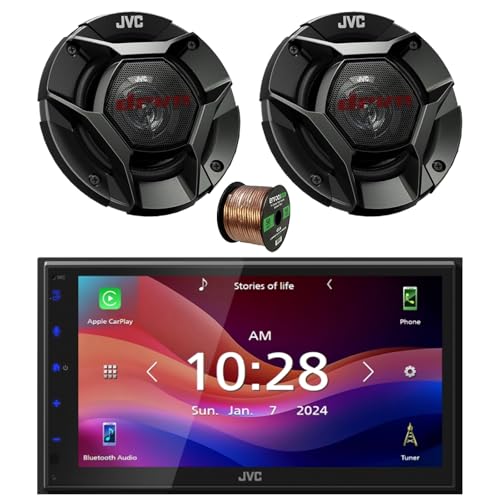 JVC KW-M695BW 6.8" Pantalla táctil receptor auto miniatura 1