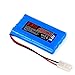 BAKTH Batteria da 9.6V 2000mAh NiMH RC Racing Pack per modellini di Automobili, Aerei, Robot (Giocattolo), Batteria RC ad Alte Prestazioni + Coaster Come Regalo