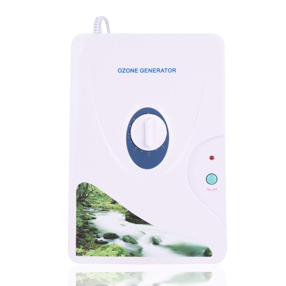 Purificador de aire con generador de ozono de 600 mg/h para agua, verduras, carne y tratamiento de habitaciones: ozonizador con control de perilla y diseño de montaje en pared
