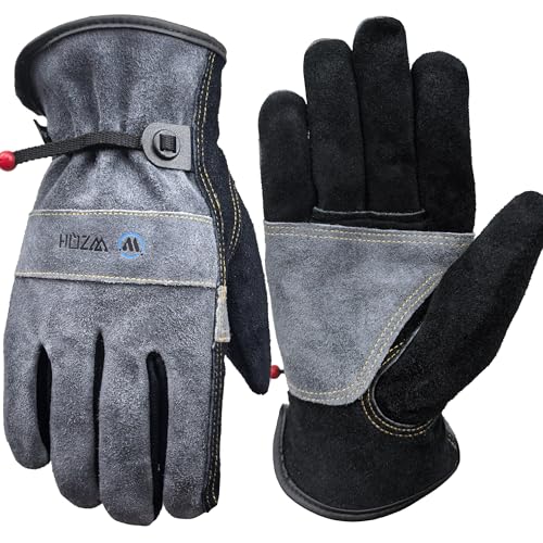 WZQH Leather Work Gloves for Men or Women. X-Large...