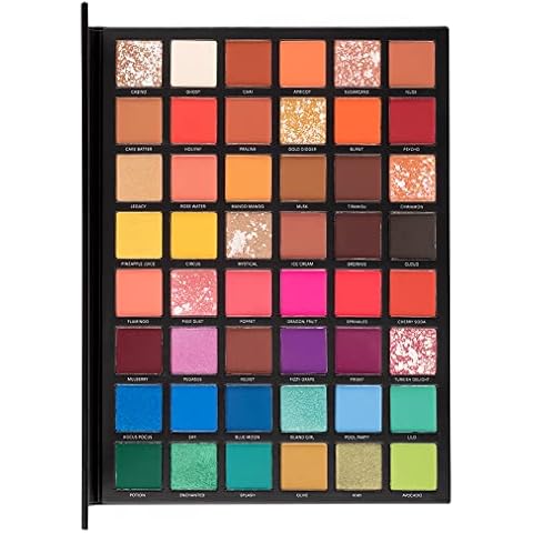 LaRoc Pro - The Artistry Book - 48 Shade Eyeshadow Makeup Cosmetic Beauty Foiled Shimmer Nude Warm Matte Smokey Colour High Pigmented Long Lasting Palette Cover