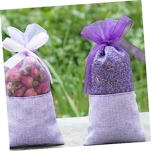 12 Bolsas Sachet con Cordón Lavanda para Joyas y Fiesta miniatura 2