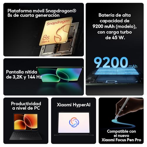 Image of XIAOMI Pad 8 Ai WiFi Version Global (No Calls or Text) 11.2 inches 3.2K 144Hz 9200mAh Four Speakers 13 Mp Model 25097RP43G (Blue, 128GB + 8GB)