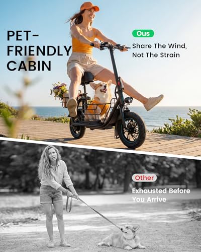 Gyroor Electric Scooter with Seat for Adults 20 Miles Range - Image 3