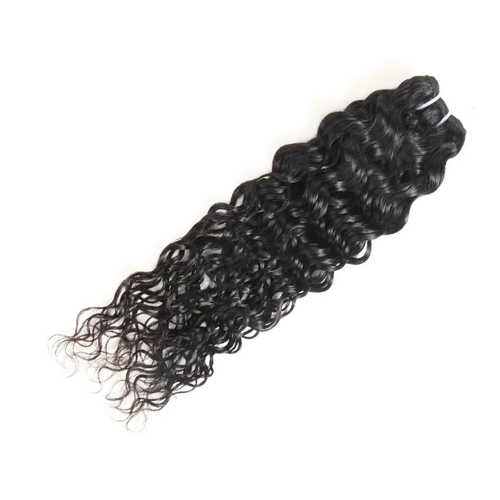 Ladiary Tissage Bresilien en lot 100% Meches Cheveux Naturel Brésilienne Water Wave Hair Bundles Tissage Naturel Couleur 1 faisceaux 24 pouce